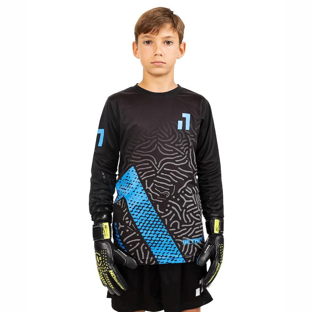 Camisa de Goleiro N1 Manga Longa Infantil com Proteções