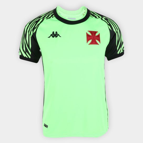 Camisa de Goleiro Vasco II 21/22 s/n° Torcedor Kappa Feminina - Verde Limão Menor preço em Camisa de Goleiro Vasco II 21/22 s/n° Torcedor Kappa Feminina - Verde Limão