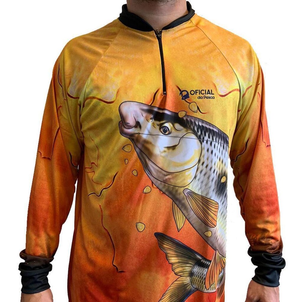 Camisa de Pesca Proteção Solar UV Piapara - Oficial da Pesca