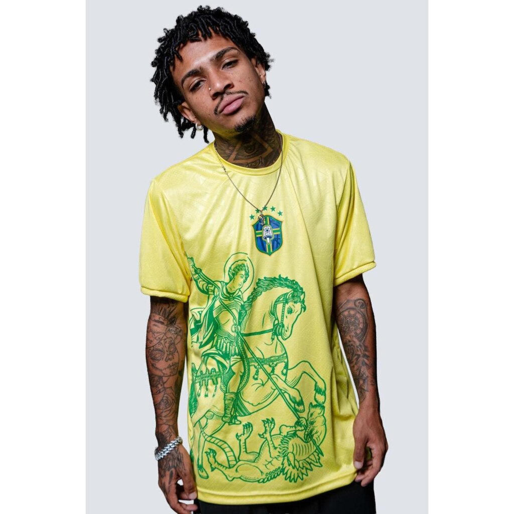 Camisa de Time Chronic Seleção São Jorge Amarela