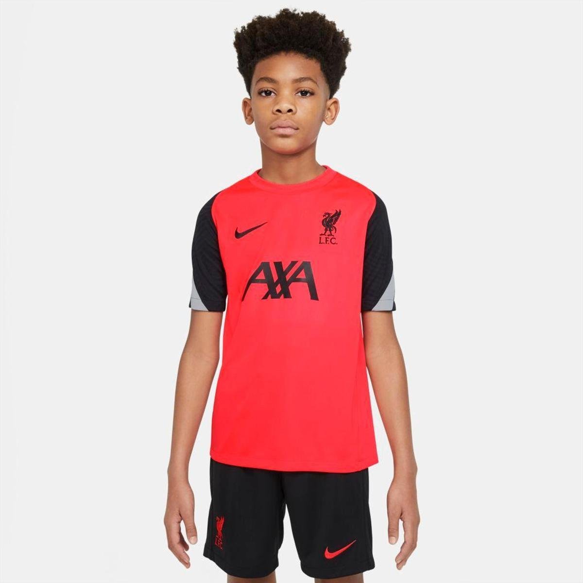 Camisa de Treino Nike Liverpool Infantil - Vermelho | Netshoes