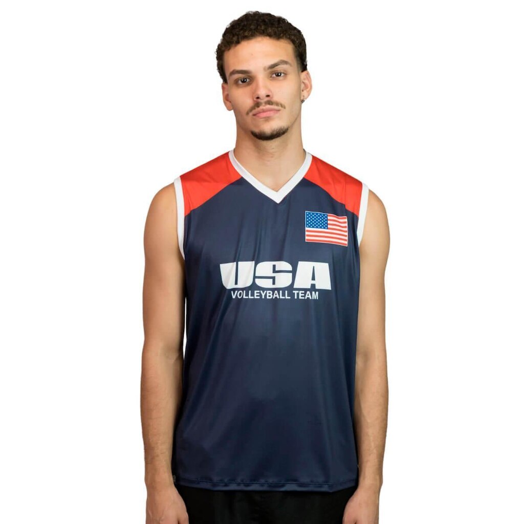 Camisa de Vôlei EUA Marinho Masculina