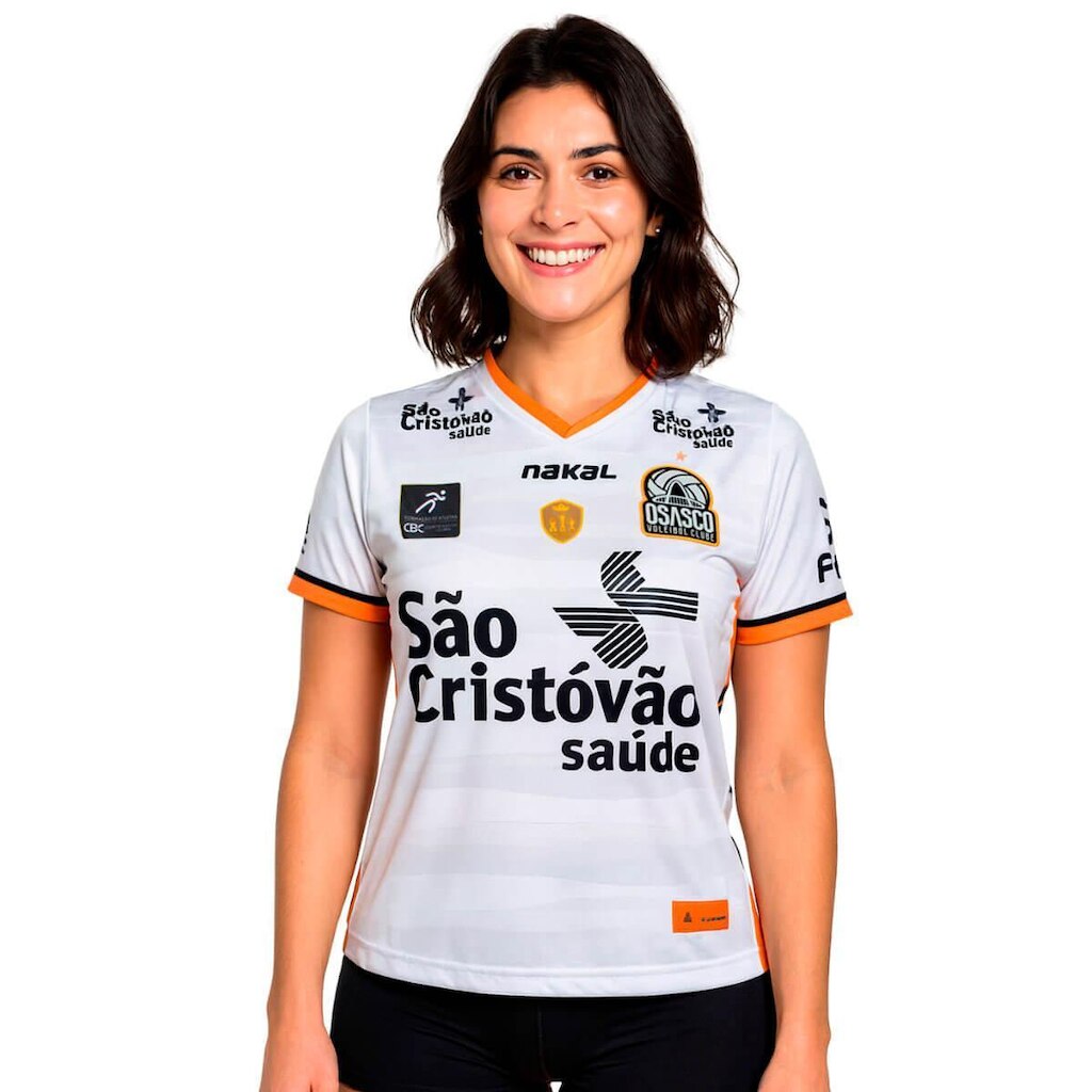 Camisa de Vôlei Osasco 2026 Branca Feminina