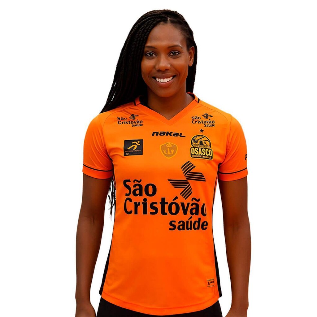 Camisa de Vôlei Osasco 2026 Laranja Feminina