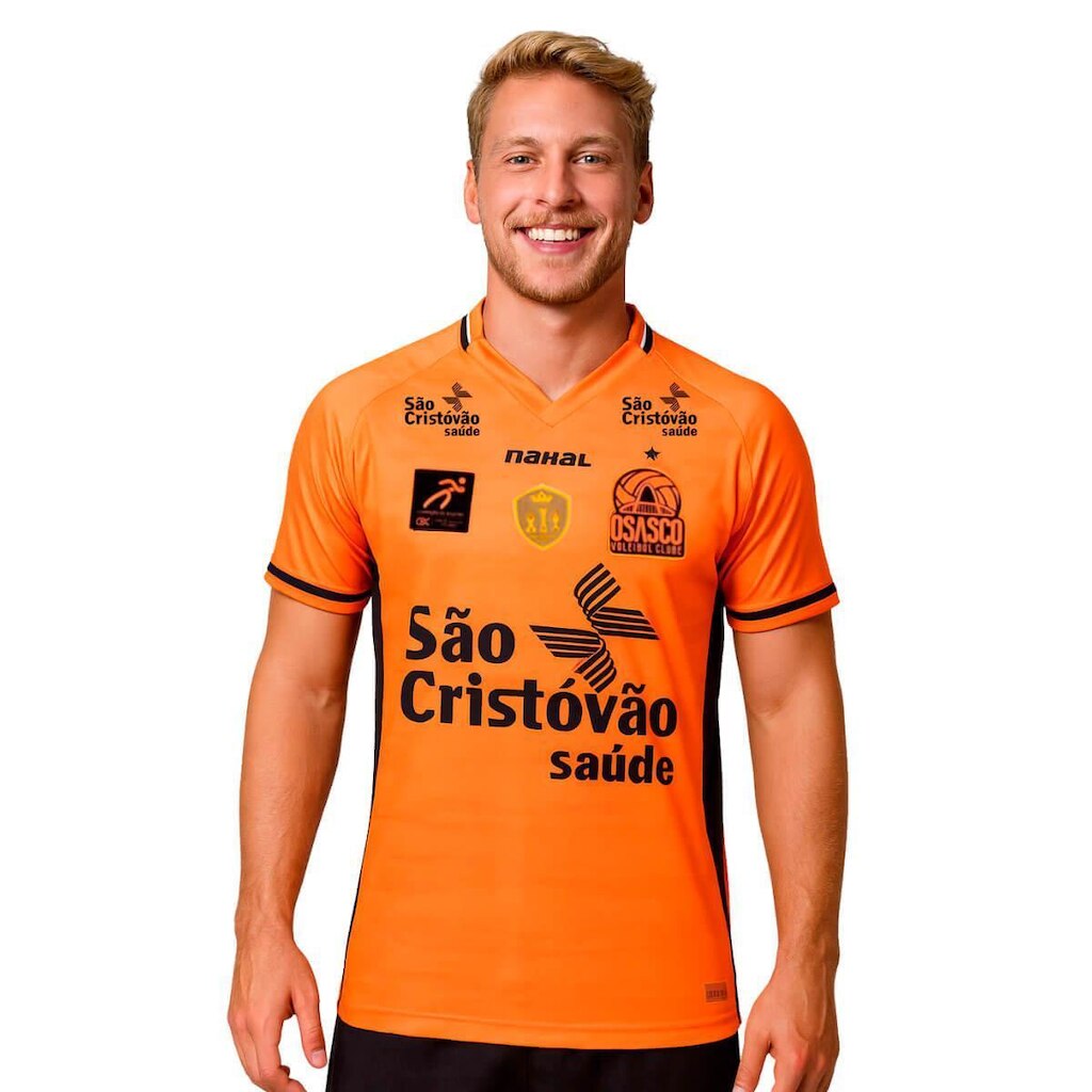 Camisa de Vôlei Osasco 2026 Laranja Masculina