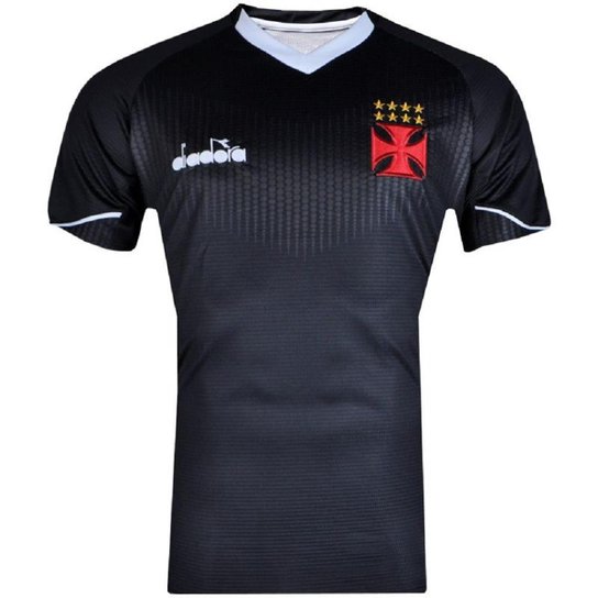 Camisa Diadora Vasco Goleiro III 2018 Masculina - Preto Menor preço em Camisa Diadora Vasco Goleiro III 2018 Masculina - Preto