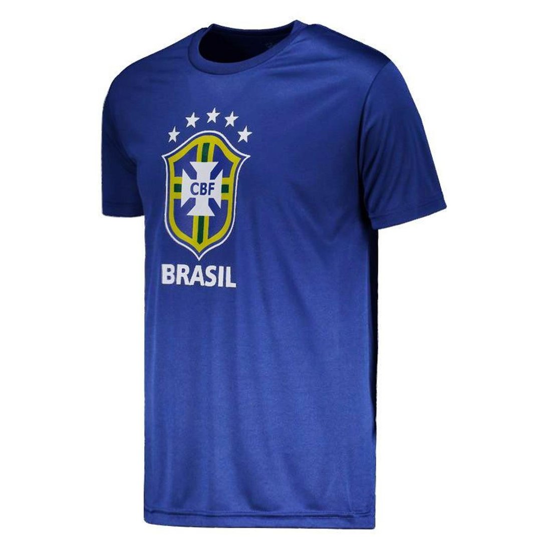 Kit Casal Camisa Do Brasil Azul Camisa do Brasil Logo 2018 Azul - Azul | Netshoes
