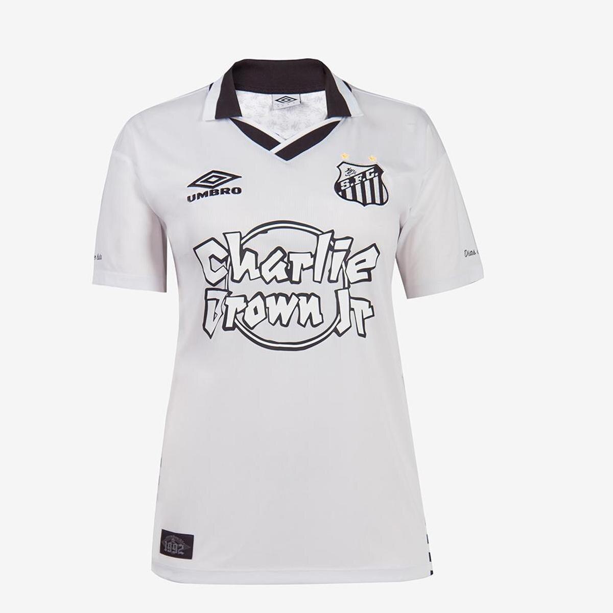 Camisa do Santos Umbro Charlie Brown Jr. Oficial Feminina