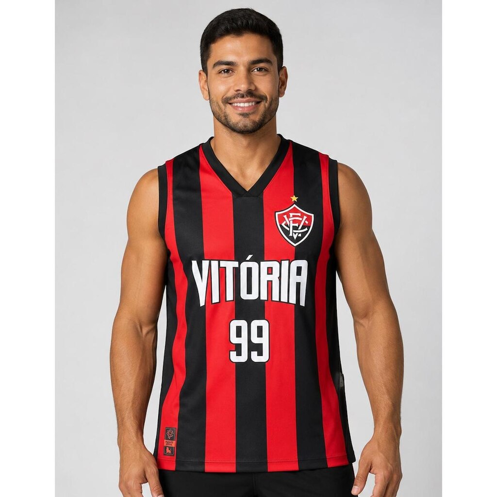 Camisa do Vitória Regata Basquete Oficial Super Bolla