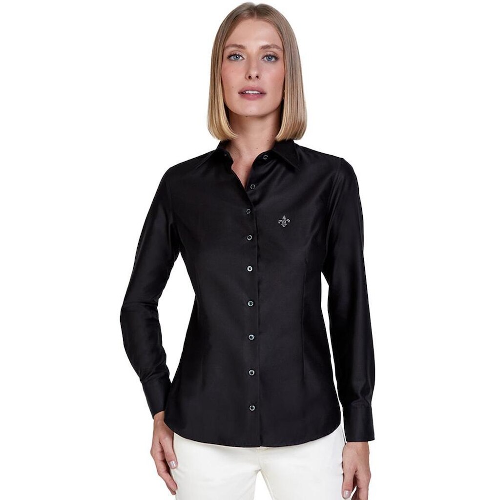 Camisa Dudalina Luxury Cetim Feminino