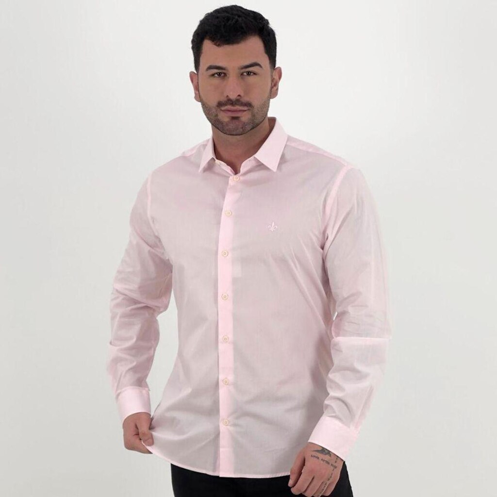 Camisa Dudalina Manga Longa Slim Masculina