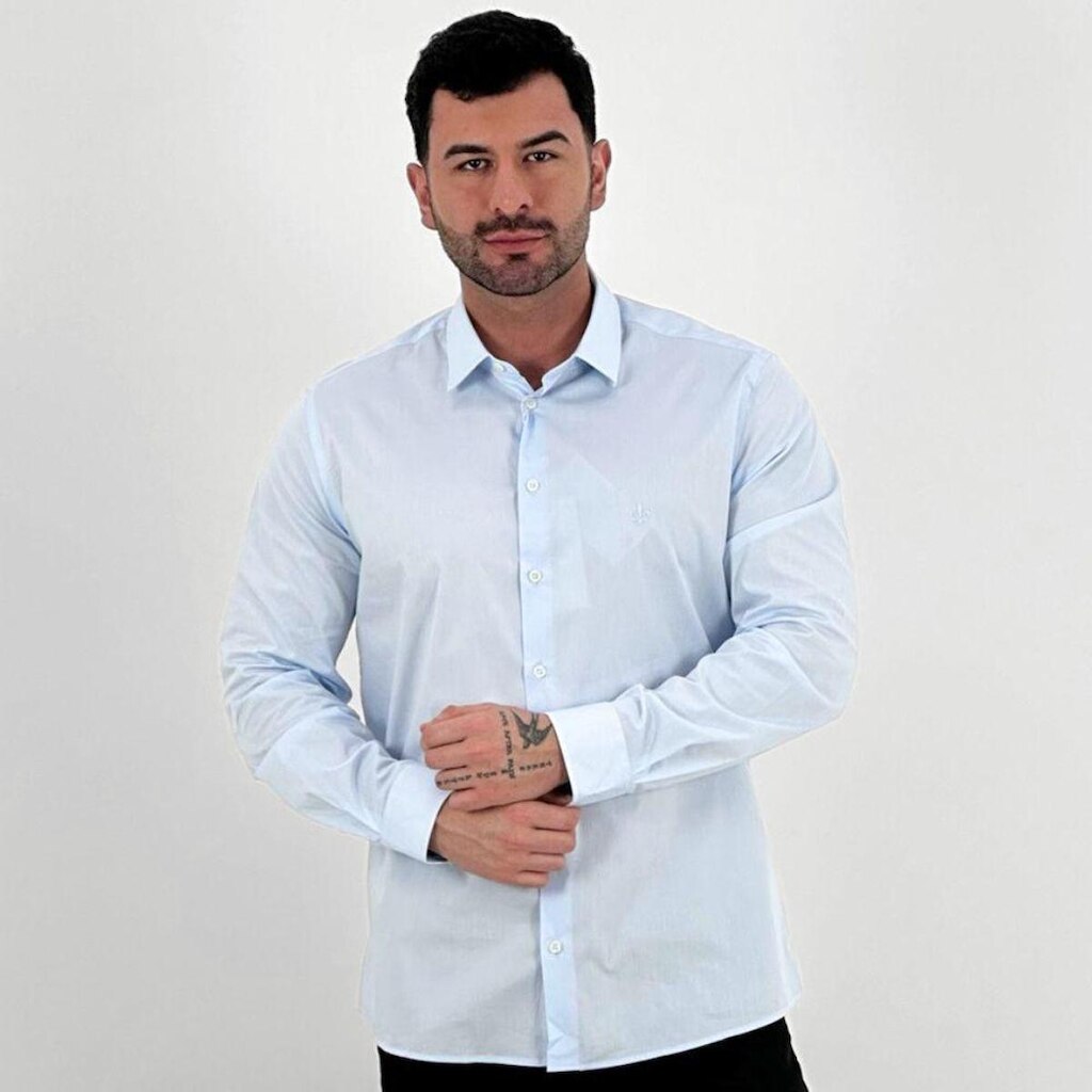 Camisa Dudalina Manga Longa Slim Masculina