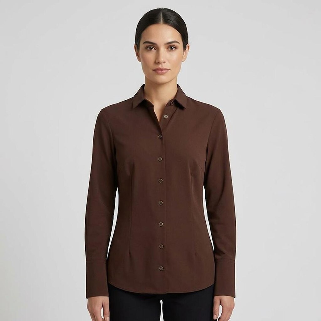 Camisa Dudalina Slim Tech Lisa Feminino