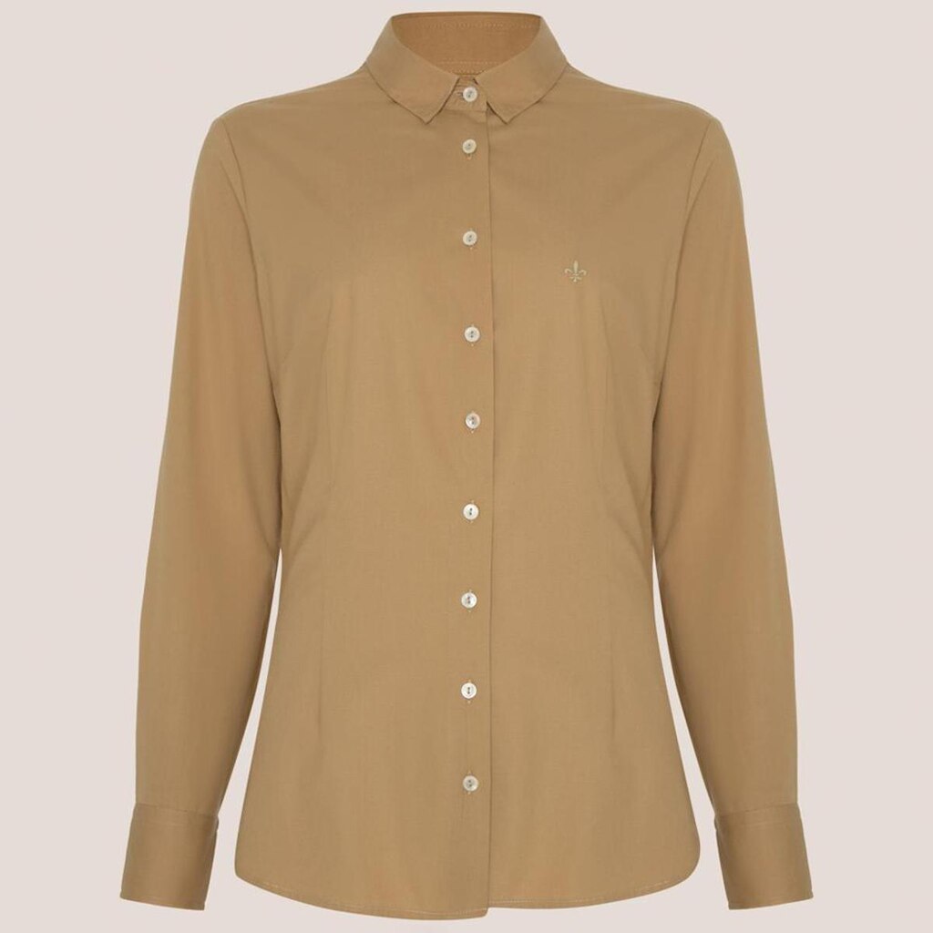 Camisa Dudalina Slim Tricoline Stretch Feminino