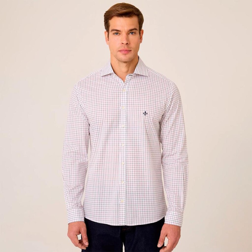 Camisa Dudalina Slim Xadrez Masculino