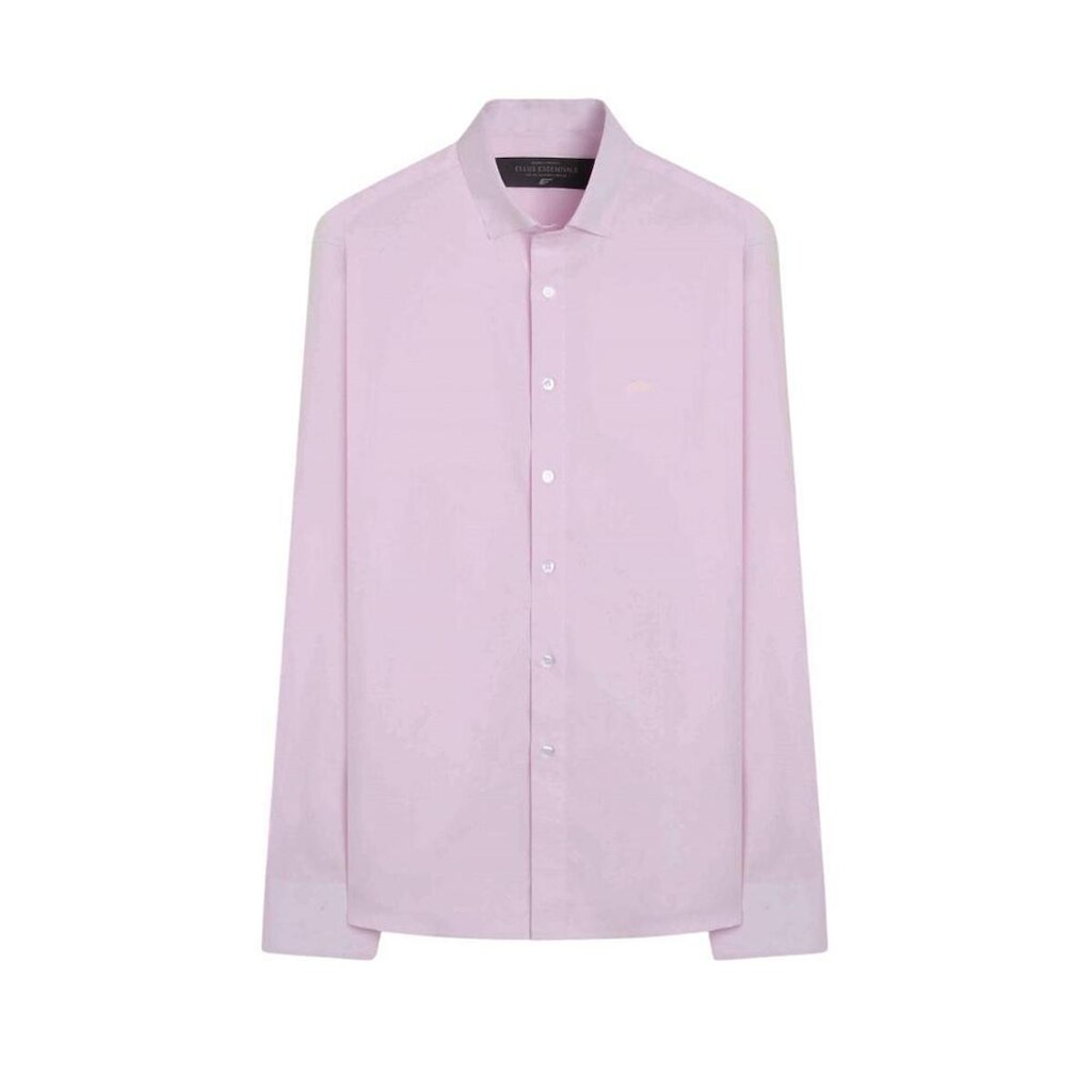 Camisa Ellus Relaxed Manga Longa Rosa