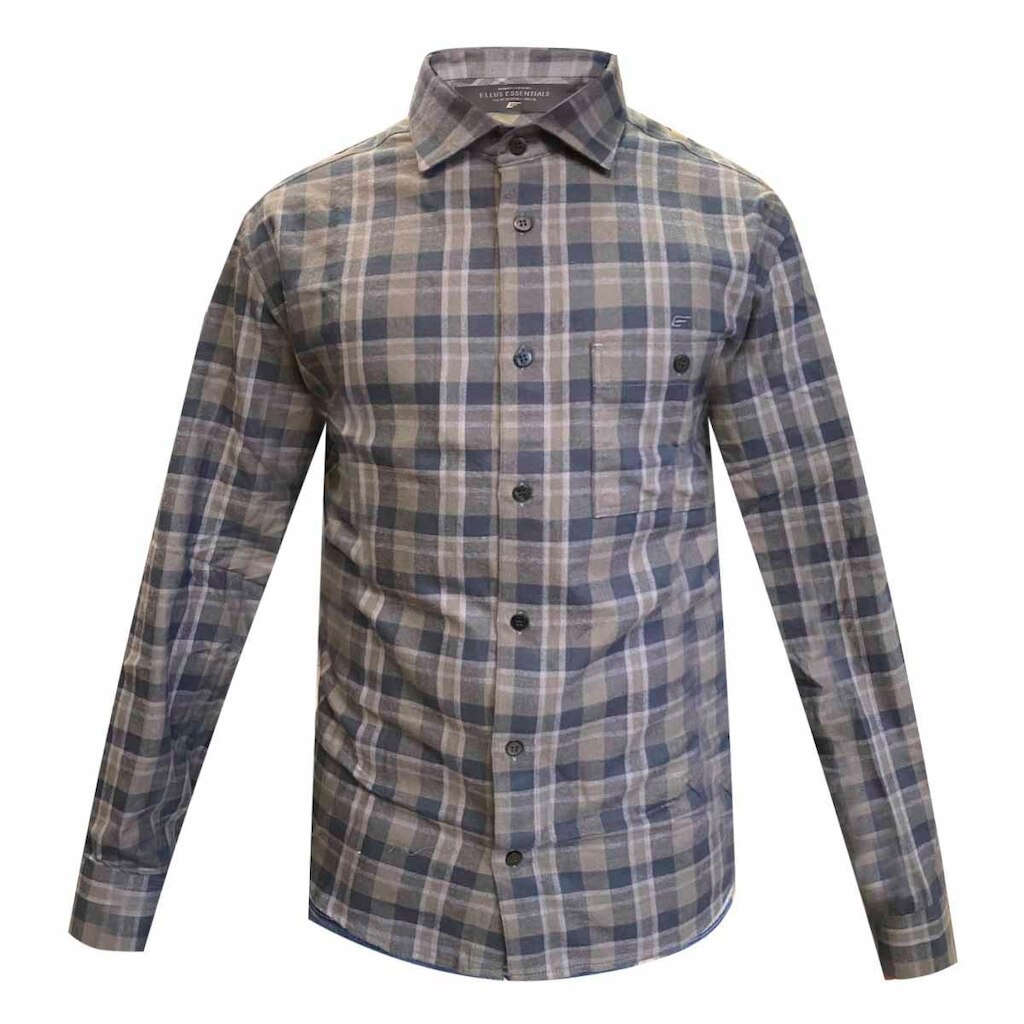 Camisa Ellus Wool Touch Hobe Classic Xadrez