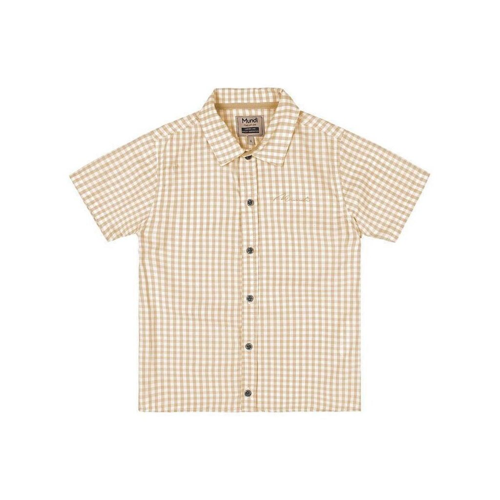 Camisa Em Tafetá Infantil Mundi