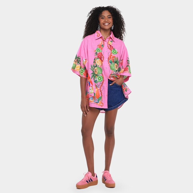 Camisa Farm Coquetel Feminina