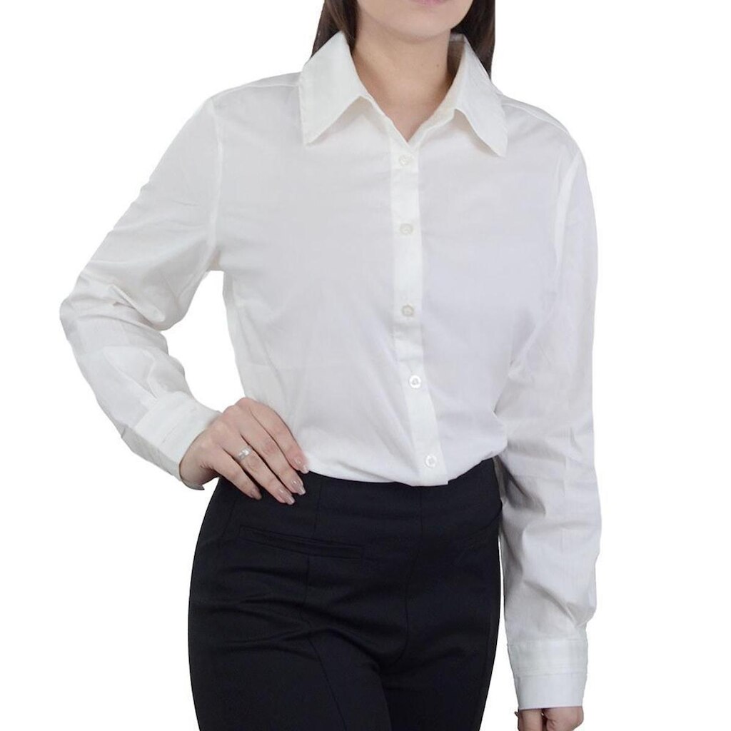 Camisa Feminina Alpelo ML Ema Branco Off White - 10400285