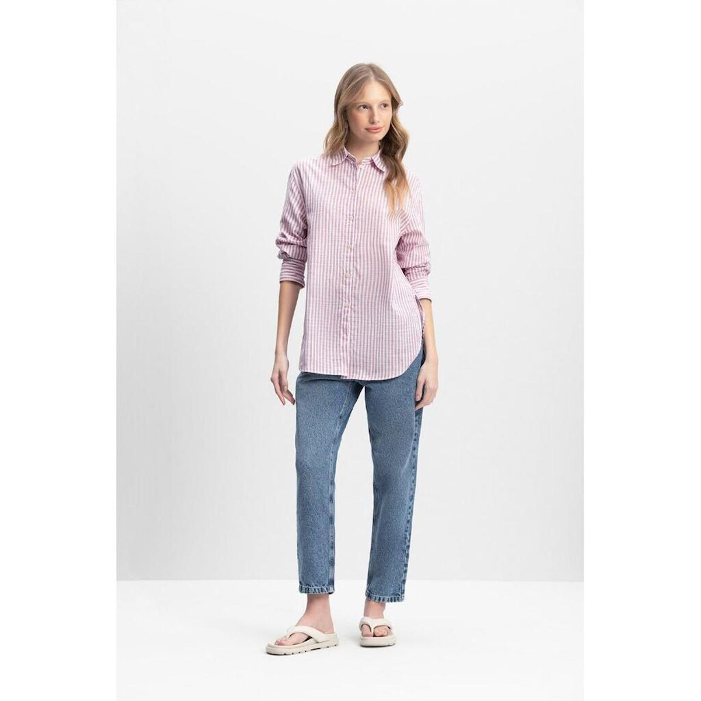Camisa Feminina Bearritz Tinto com Botões Essendi