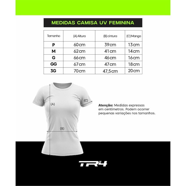 Camisa Feminina com Proteção Solar UV 50+ Blusa Manga Curta