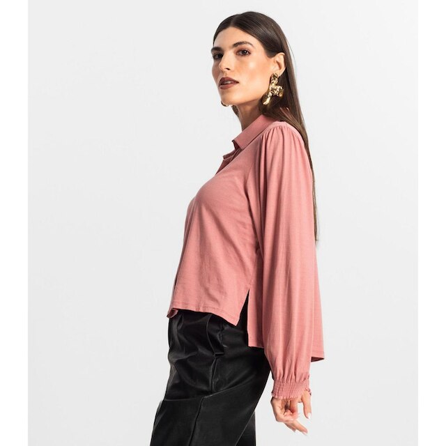 Camisa Feminina Manga Longa Endless Rosa