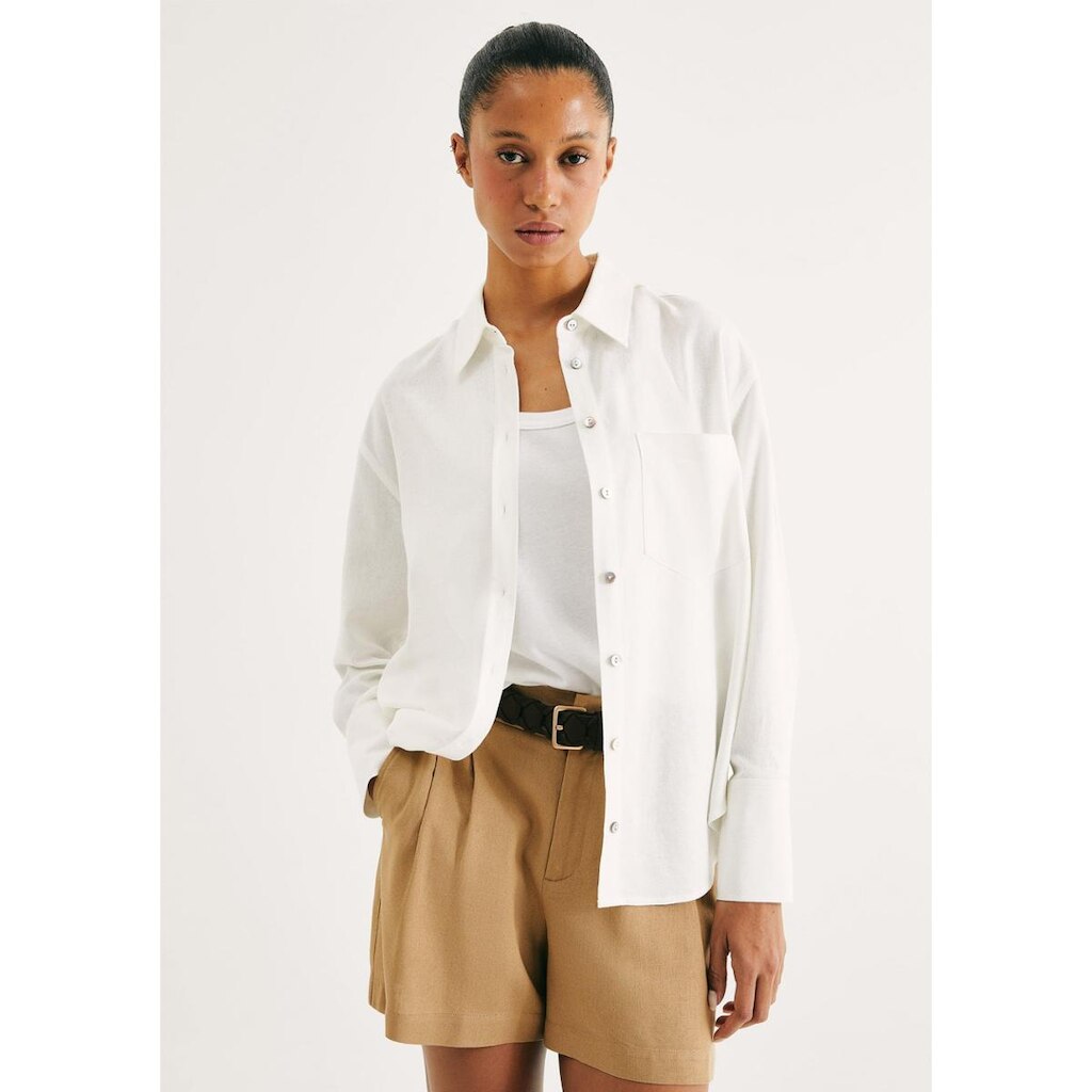 Camisa Feminina Manga Longa Oversized