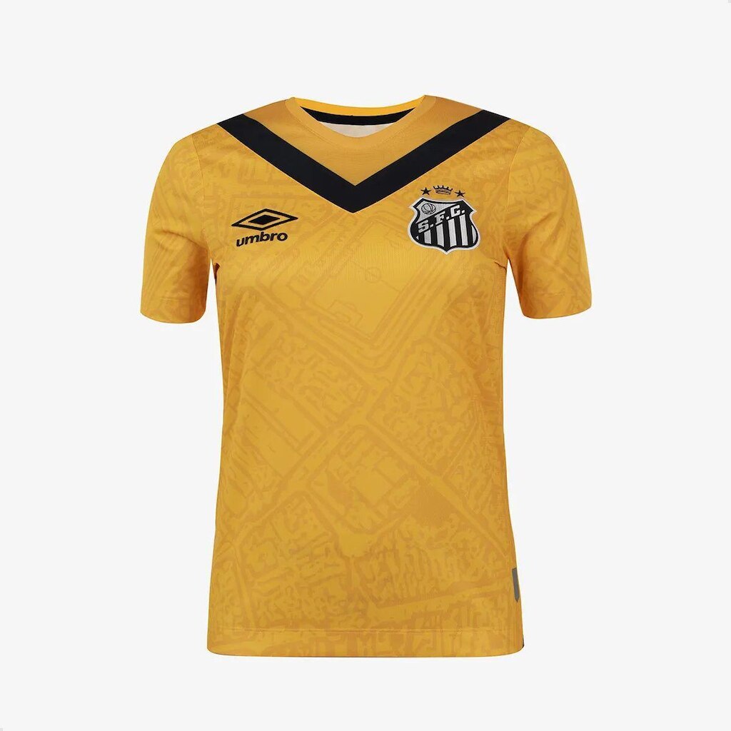 Camisa Feminina Umbro Santos Of.3 2024 Torcedora do Peixe