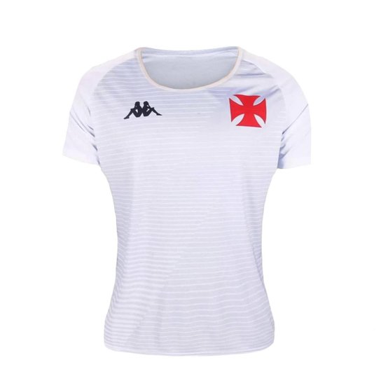 Camisa Feminina Vasco 2021 Away Branca Treino Supporter - Branco Menor preço em Camisa Feminina Vasco 2021 Away Branca Treino Supporter - Branco