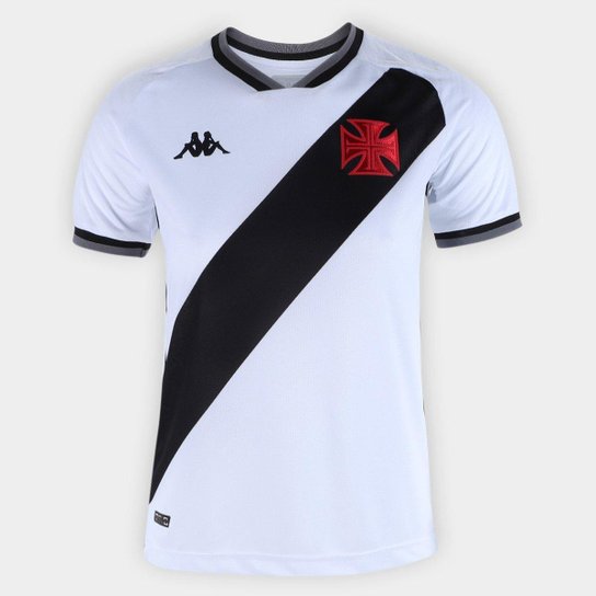 Camisa Feminina Vasco 2021/2022 Away Branca Kappa Oficial S/N - Branco Menor preço em Camisa Feminina Vasco 2021/2022 Away Branca Kappa Oficial S/N - Branco