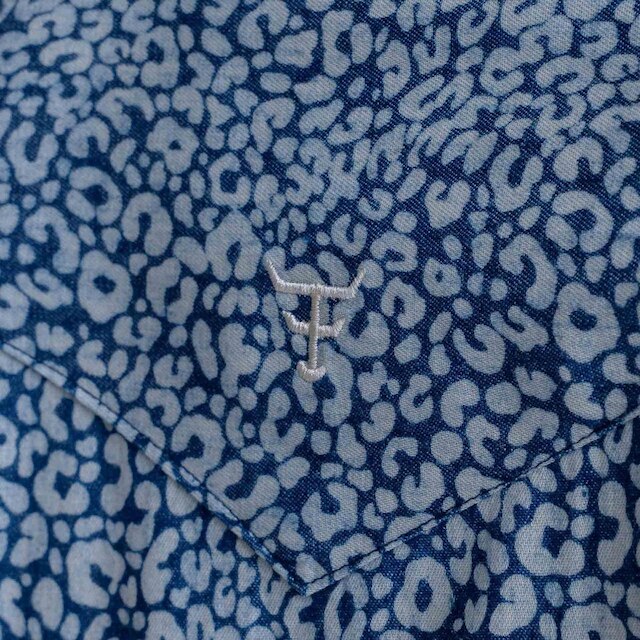 CAMISA FEMININA WESTERN TEXAS FARM - PATTERNED - CAF159 - JEANS
