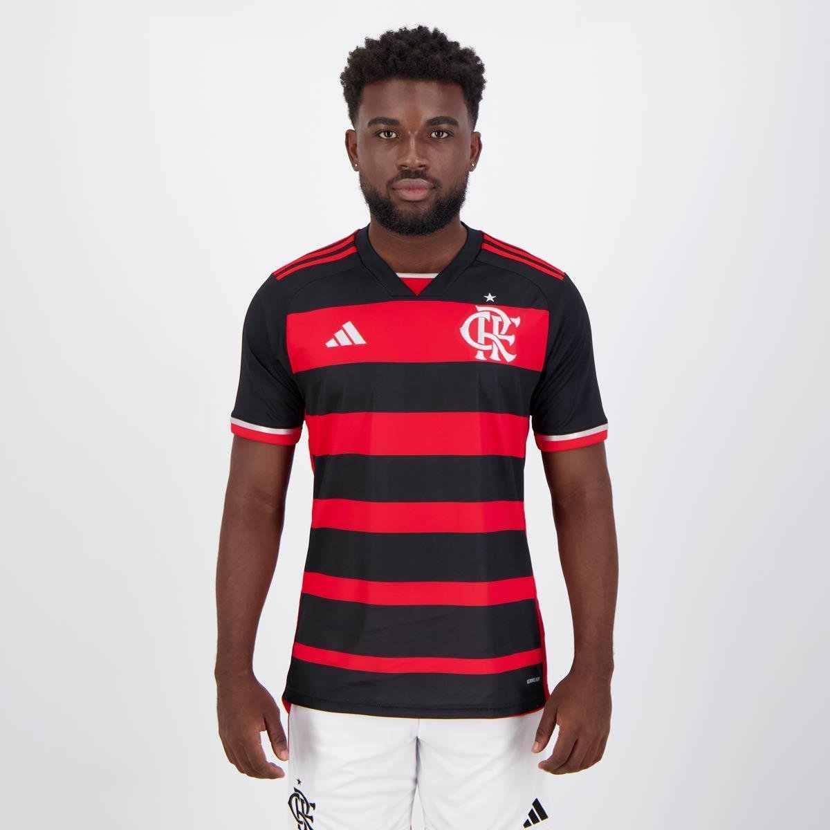 Flamengo adidas シャツ サイズP 赤黒 CAMISA FLAMENGO ADIDAS I 24/25 MASCULINA - Preto+Vermelho | Netshoes