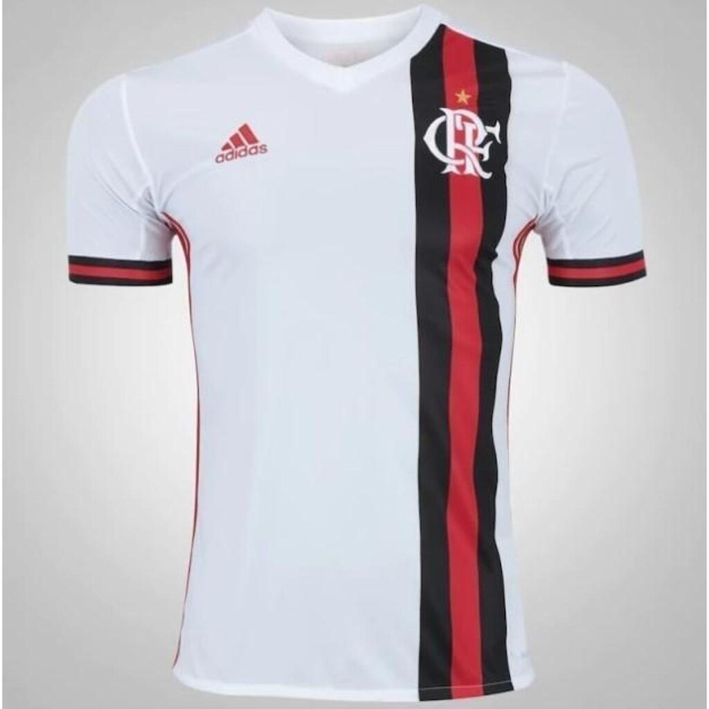Camisa Flamengo Adidas Jogo 2 2017- 2018 BK7117