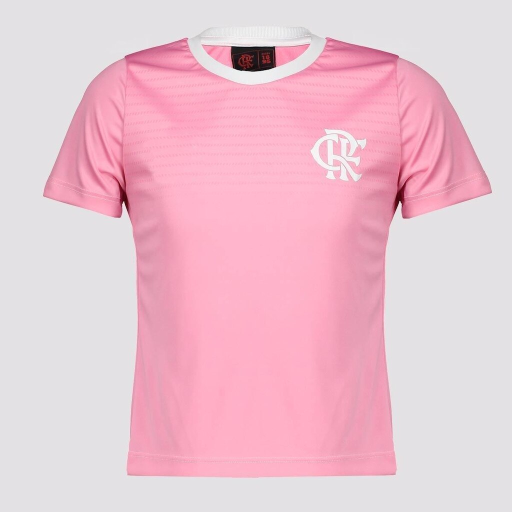 Camisa Flamengo Afeto Infantil Rosa
