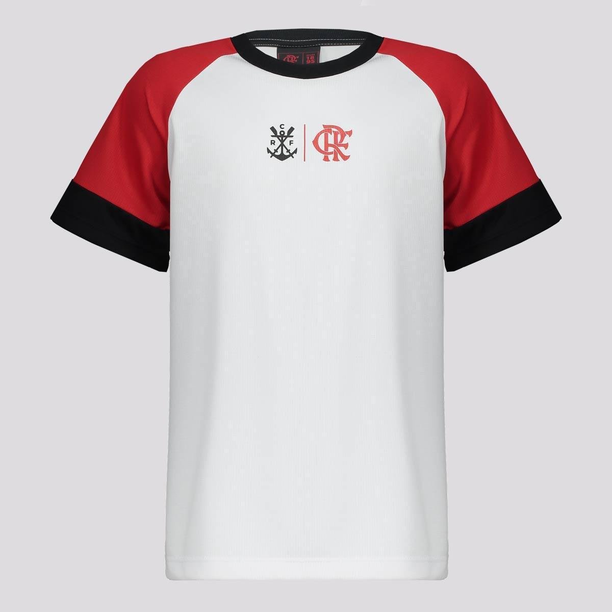 Camisa Flamengo Âncora Infantil Branca Menor preço em Camisa Flamengo Âncora Infantil Branca