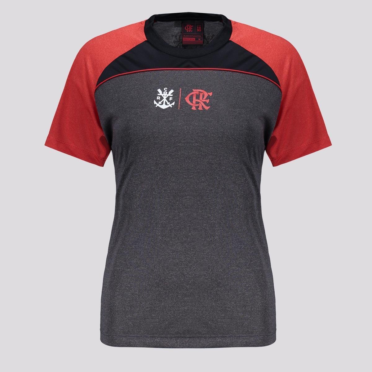 Camisa Flamengo Aurora Feminina Cinza Cinza Netshoes