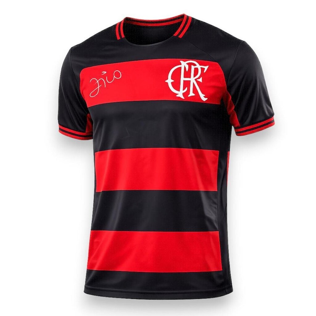 Camisa Flamengo Bench Raglan Zico 10 Masculina Oficial