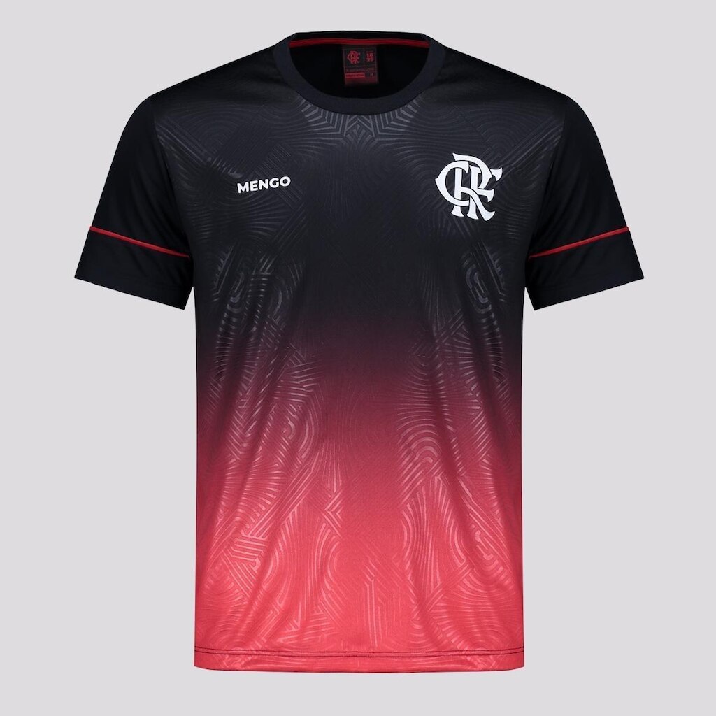 Camisa Flamengo Canastra Preta e Vermelha