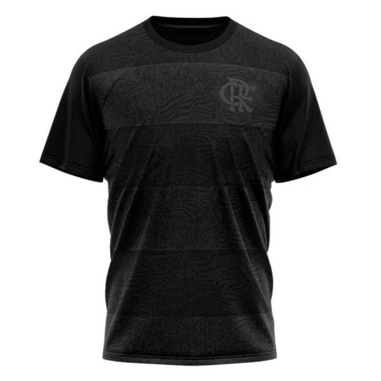 Camisa Flamengo Confirm Braziline GG - Preto Menor preço em Camisa Flamengo Confirm Braziline GG - Preto
