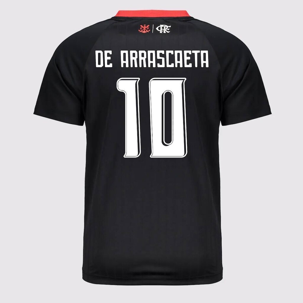 Camisa Flamengo Disparar 10 De Arrascaeta Preta