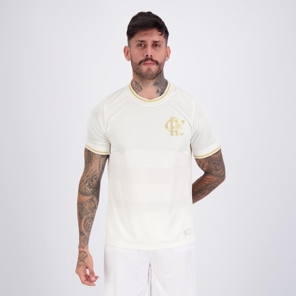 Camisa Flamengo Dry Jacquard Masculina