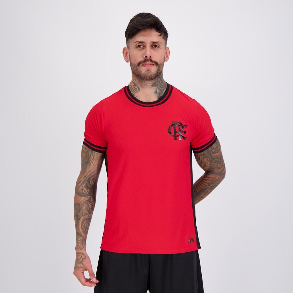 Camisa Flamengo Dry Jacquard Masculina
