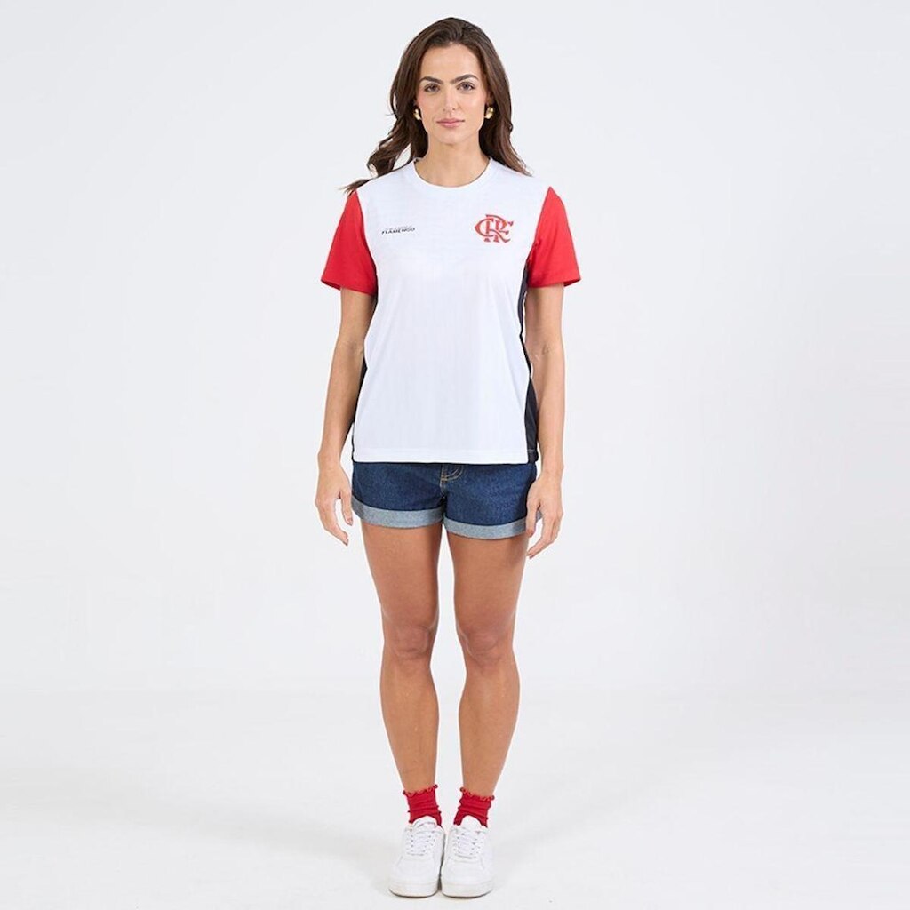 Camisa Flamengo Feminina RISO Braziline