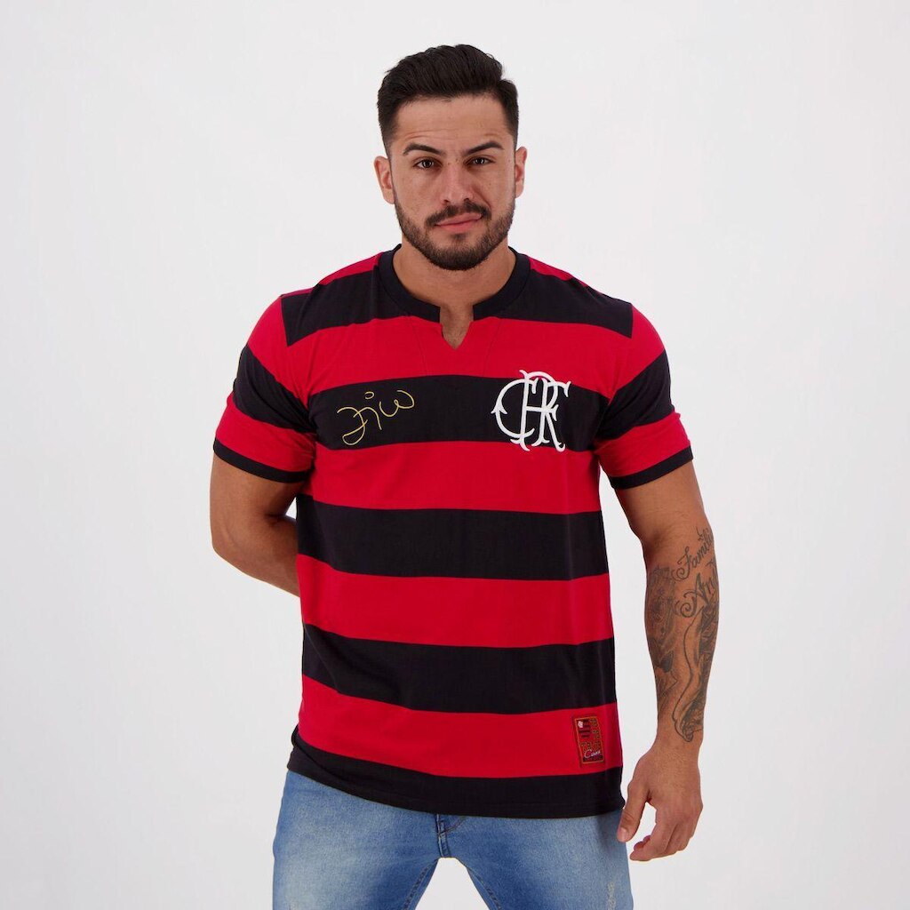 Camisa Flamengo FlaTri Zico Masculina
