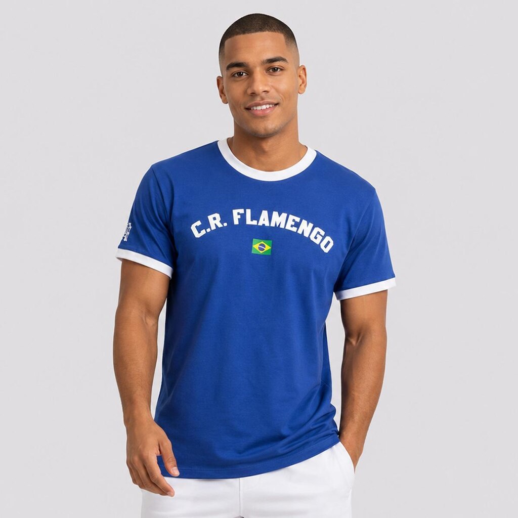 Camisa Flamengo Flor  Masculino