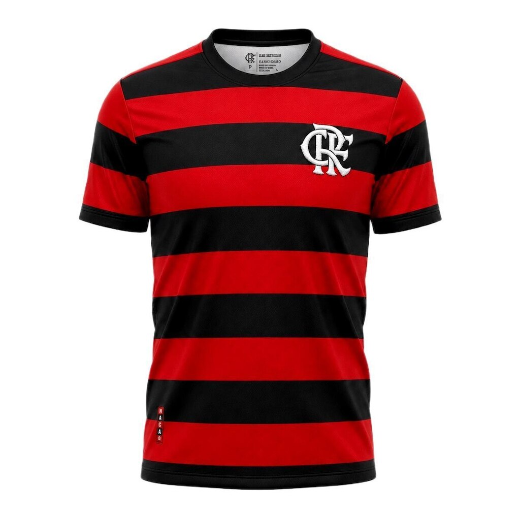 Camisa Flamengo Home Rubro Negro - Masculino