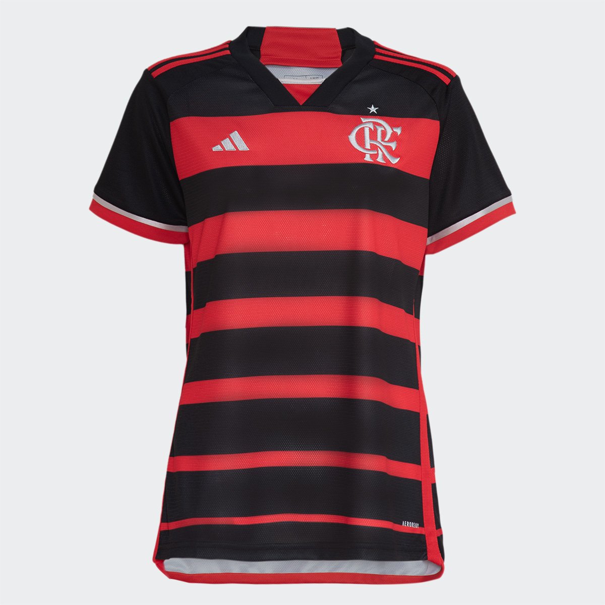Camisa Flamengo I 24/25 s/n° Torcedor Adidas Feminina Menor preço em Camisa Flamengo I 24/25 s/n° Torcedor Adidas Feminina