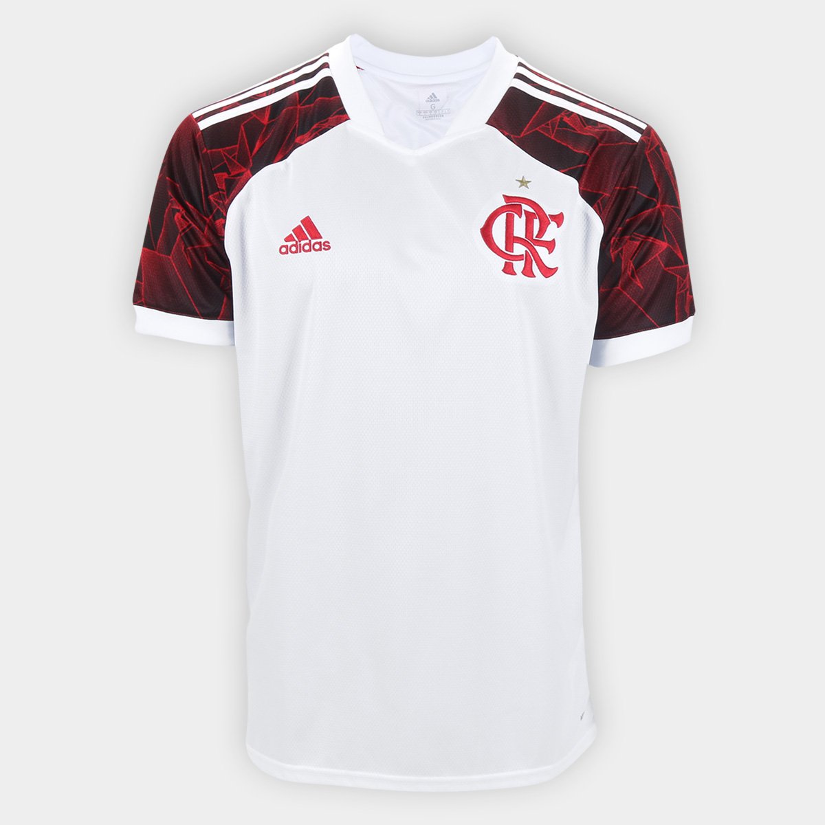 Camisa Flamengo II 21/22 s/n° Torcedor Adidas Masculina Menor preço em Camisa Flamengo II 21/22 s/n° Torcedor Adidas Masculina