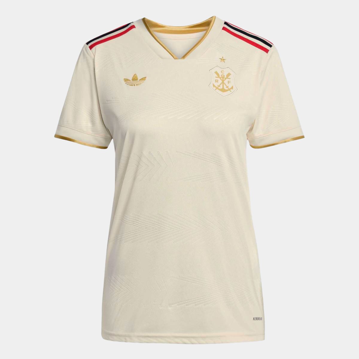 Camisa Flamengo III 25/26 Torcedor Adidas Feminina Menor preço em Camisa Flamengo III 25/26 Torcedor Adidas Feminina